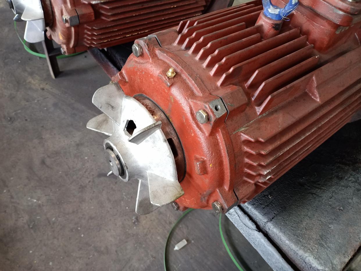 煤化工行業防爆電機用什么材質的冷卻風扇